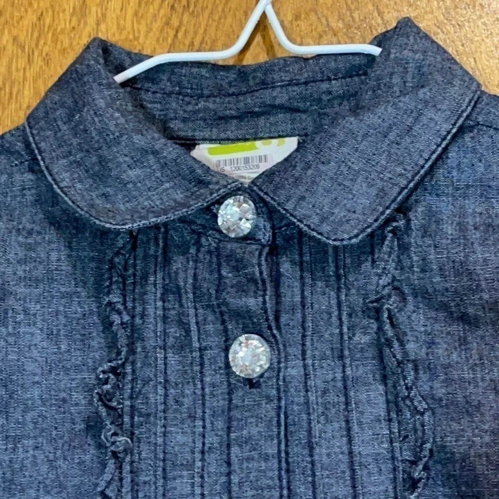 Crazy 8 Chambray Drop Waist Dress - EUC